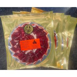 BANDEJA JAMON BELLOTA IBÉRICO CORTADO A CUCHILLO